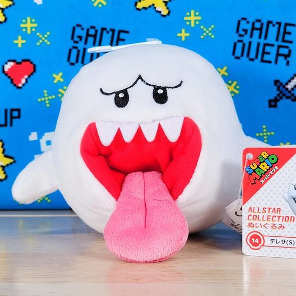 Super Mario All Star Collection Boo 5" #14 Nintendo Little Buddy Plush NWT - Picture 1 of 11